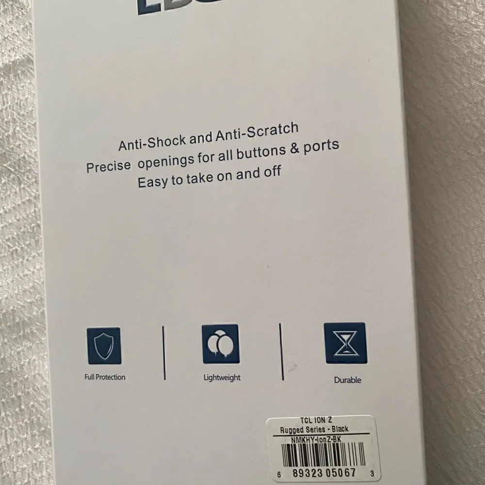 EDGE TCL ION Z Phone Case NEW! Black